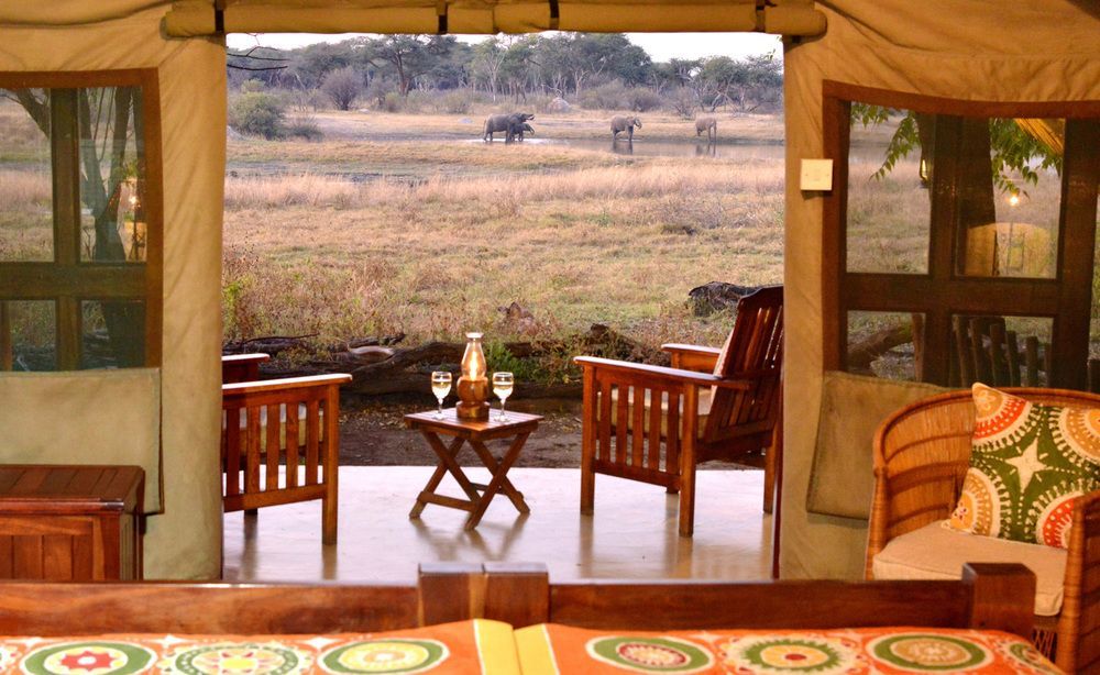 Отель The Hide Safari Camp Dete Экстерьер фото